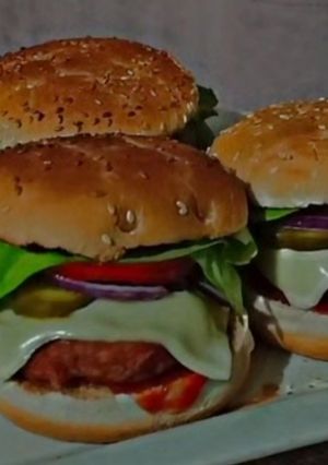 O poză a rețetei Hamburger de casă.