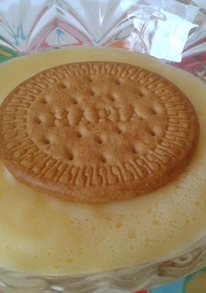 Una foto de Natillas caseras en microondas
