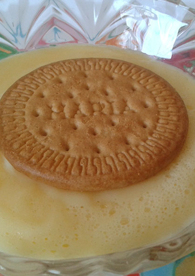 Una foto de Natillas caseras en microondas