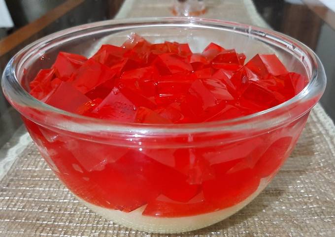 How to Make Ultimate Custard WITH Jelly😍❤