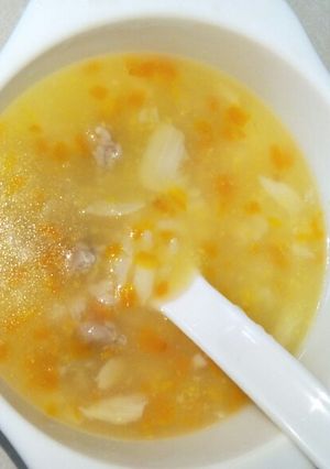 Foto resep Sup Ayam jagung wortel (Mpasi 10m+)