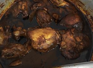 Una foto de Pollo en Barbacoa