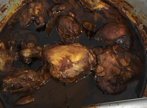 Una foto de Pollo en Barbacoa
