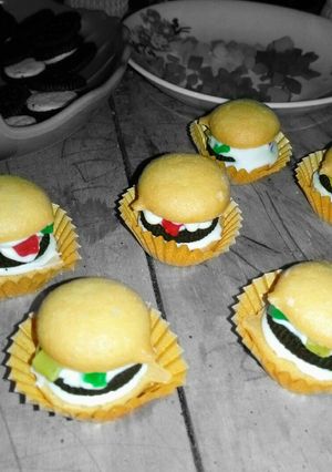 Foto resep Burger Cookies