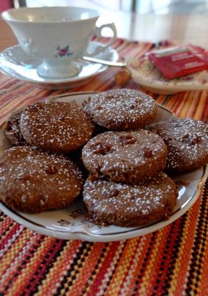 Una foto de Galletas de almendras o Brunsli