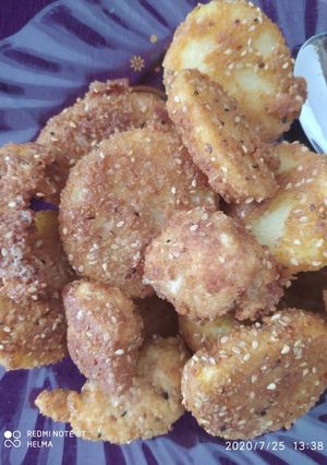 عکسی از دستور سیب زمینی و مرغ سوخاری