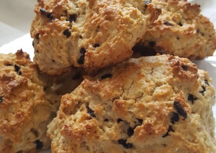 Chocolate vanilla rock cakes