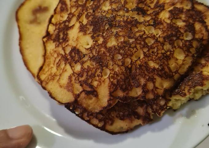 Resep Banana pancake low carb gluten free
