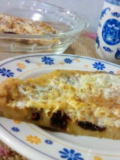 Una foto de Budín de pan mestizo c/pasas al coñac 🍷 (●’3)♡(ε`●)