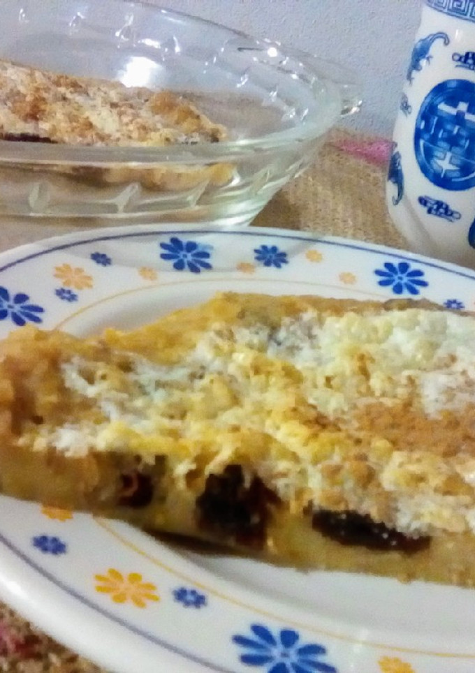 Una foto de Budín de pan mestizo c/pasas al coñac 🍷 (●’3)♡(ε`●)