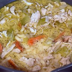 A picture of Filipino Chicken Sopas (One-Pot).