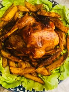 A picture of Oven-Baked Chicken.
