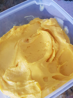 Una foto de Helado de Mango Thermomix