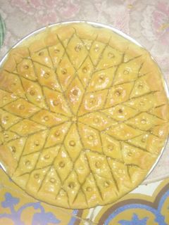 صورة لوصفة بقلاوة