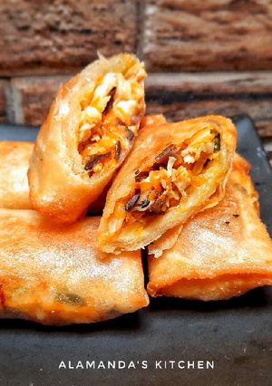 Foto resep Lumpia Ayam Jamur
