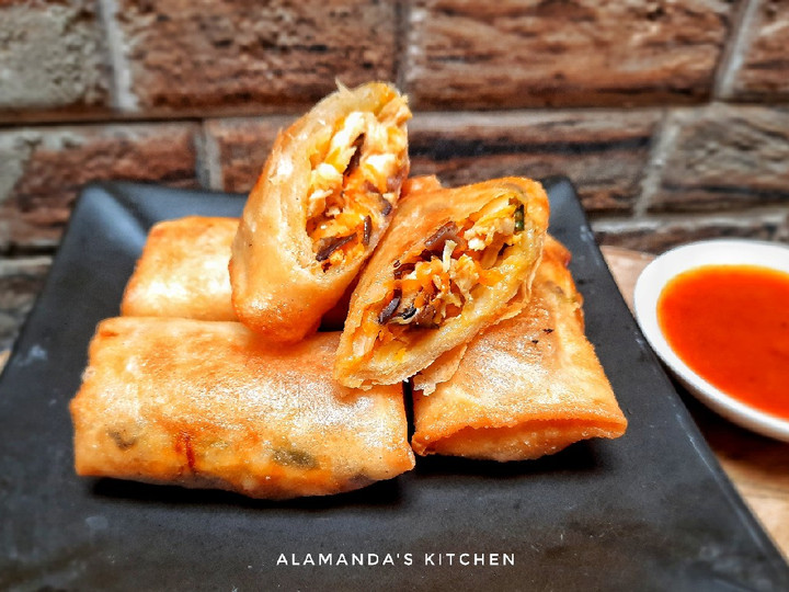 Cara Buat Lumpia Ayam Jamur Menu Enak Dan Mudah Dibuat