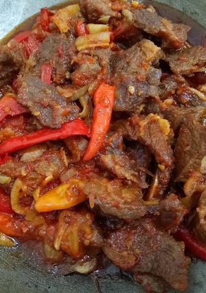 Foto resep Oseng Daging Mercon