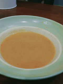Una foto de Sopa crema de zucchini