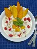 Mango Yogurt Dry Fruits Salad