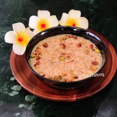 A picture of Sabudana Malai Kheer.