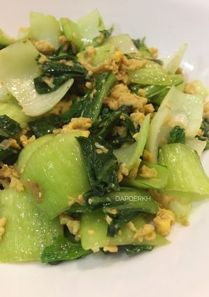 Foto resep Tumis Pokcoy Telur