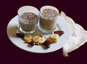 A picture of coconut milk smoothies