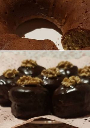 Una foto de Cobertura de chocolate negro para tortas y alfajores.¡Brillante!