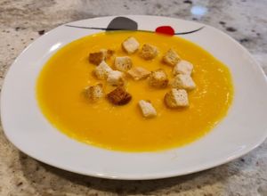 Foto principal de Puré de calabacín, calabaza y zanahorias