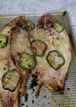 Una foto de Boga al horno