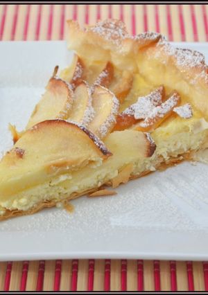 Almás-túrós rétestorta recept fotója