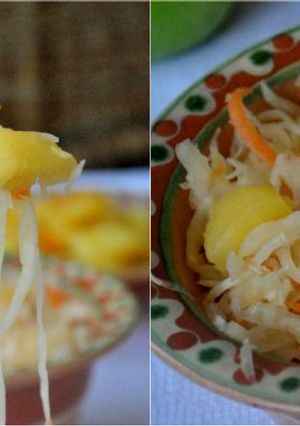Фото Капуста, квашеная с яблоками.