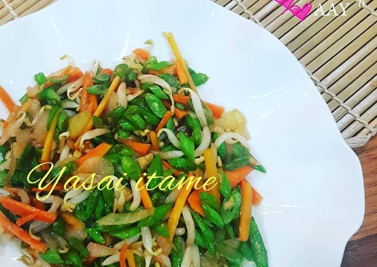 Resep Yasai itame (tumis sayuran) yang Menggugah Selera