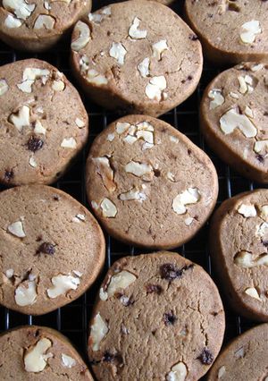 A picture of Walnut Cinnamon Muscovado Cookies.