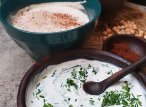 Una foto de Mayonesa de garbanzos saborizados (aquafaba)
