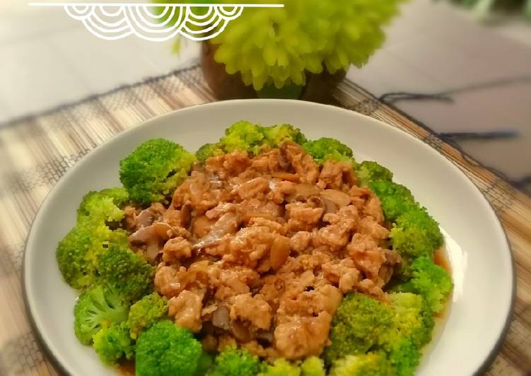 Resep Brokoli Ca Ayam Jamur yang simpel