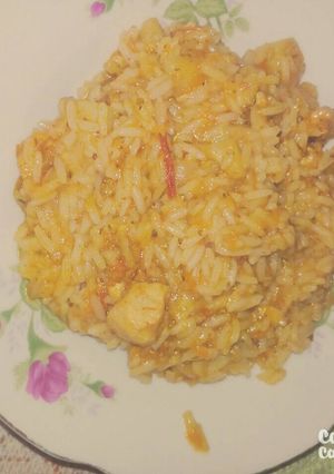 Una foto de Arroz con pollo