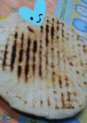 Una foto de Tortilla santiagueña en la plancha