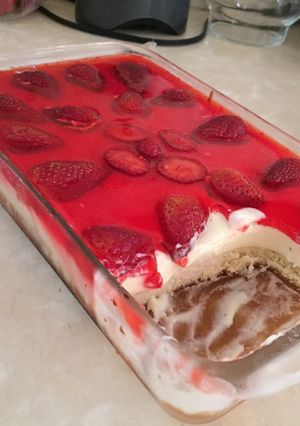 Una foto de Tartaclau de fresas