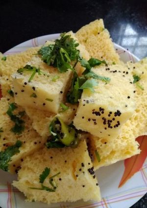 A picture of Dhokla.