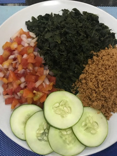A picture of Moringa salad.