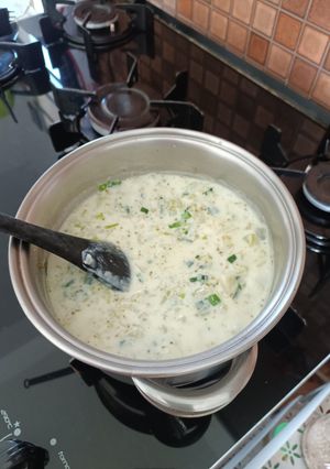 Foto de Creme de brócolis com queijo