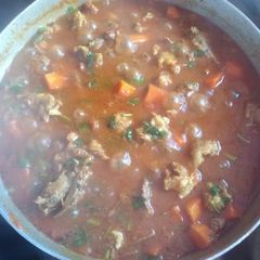 A picture of Goat stew.