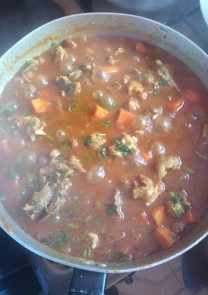 A picture of Goat stew.