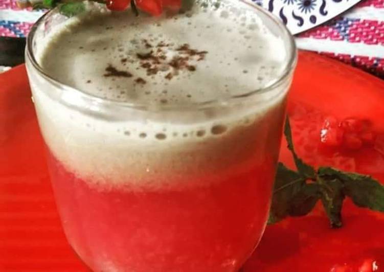 Easiest Way to Make Favorite Pomegranate mint juice