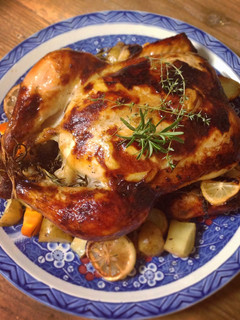 A picture of Whole Roast Chicken with Lemon & Herbs.