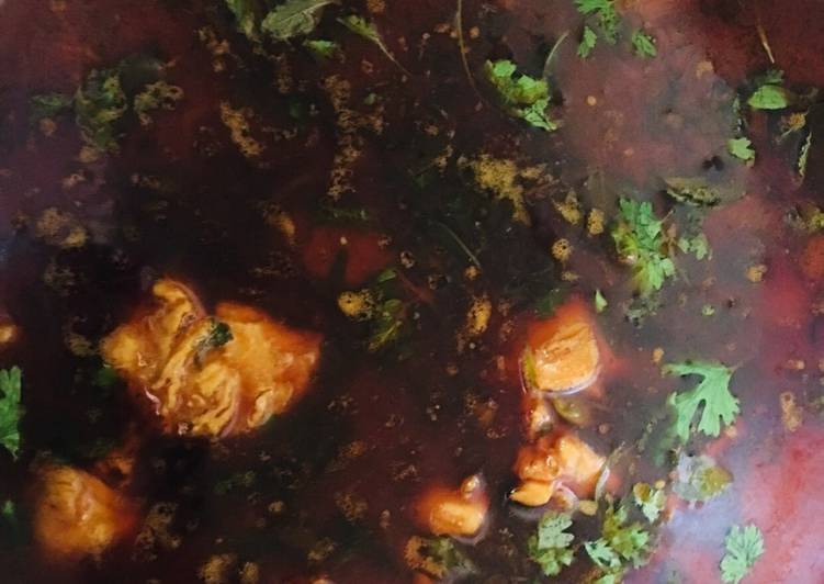 Recipe of Speedy Telangana spicy kodi kura
