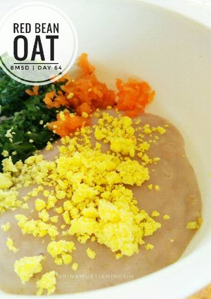 Foto resep Mpasi red bean oat