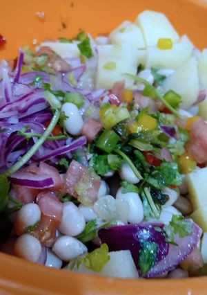 Una foto de 🥗Ensalada de porotos🥗