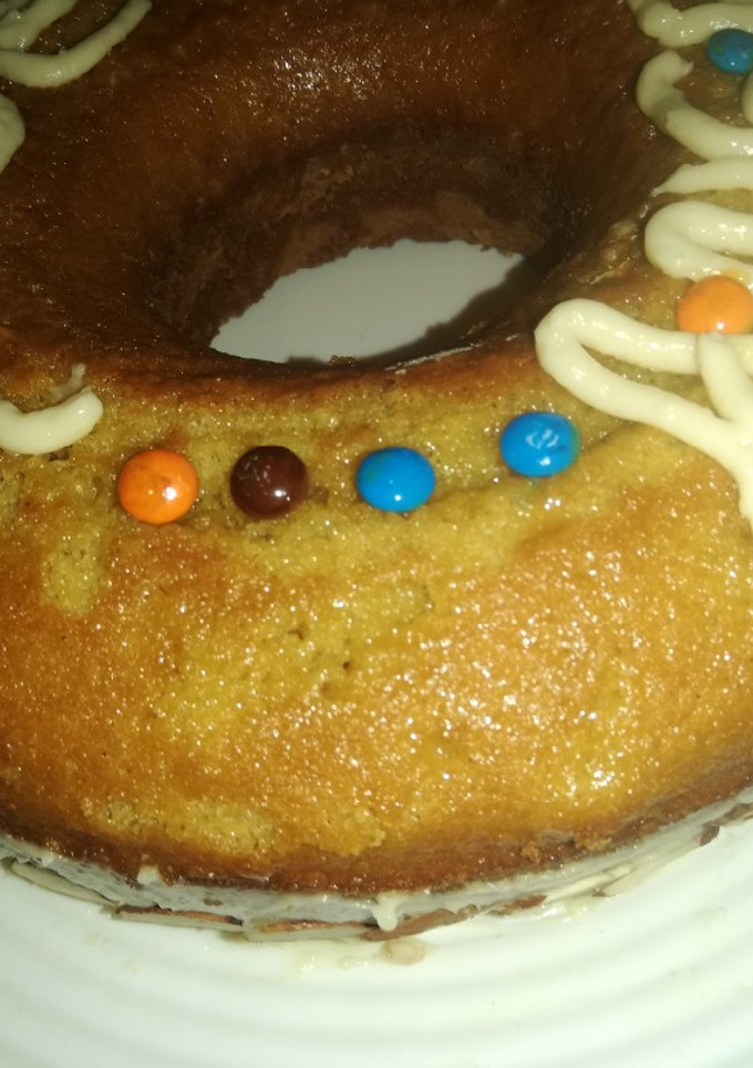 Una foto de Dulce o pastel de vainilla