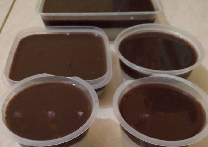 Puding Susu Fla Coklat